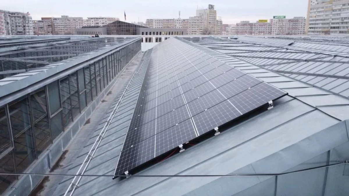 alt="Sistem fotovoltaic de 100 kW pentru Halele Centrale Obor"
